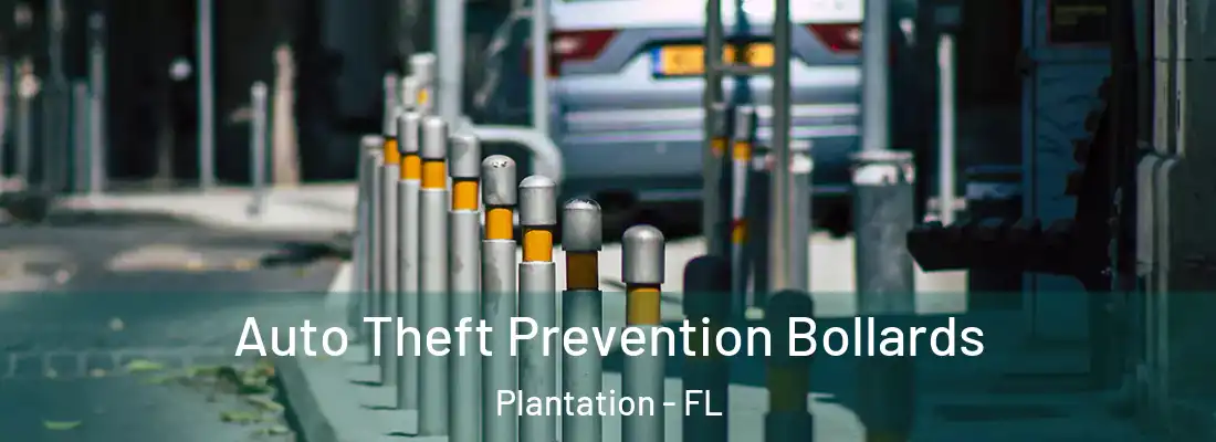 Auto Theft Prevention Bollards Plantation - FL