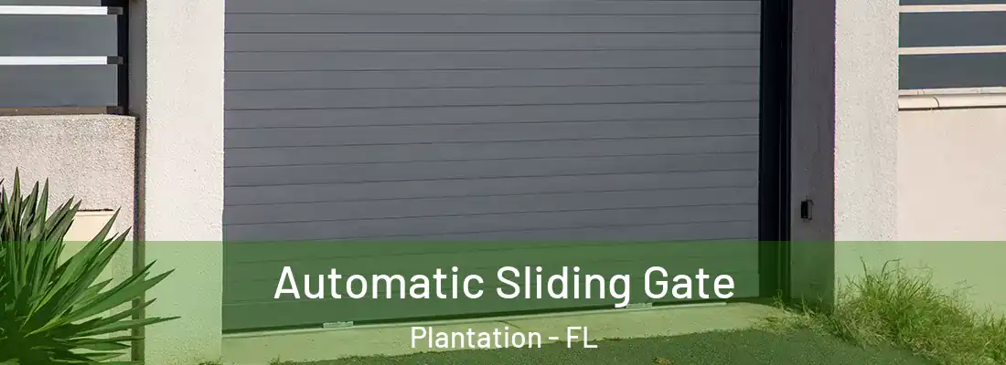 Automatic Sliding Gate Plantation - FL