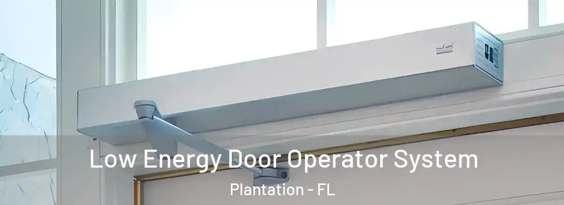 Low Energy Door Operator System Plantation - FL