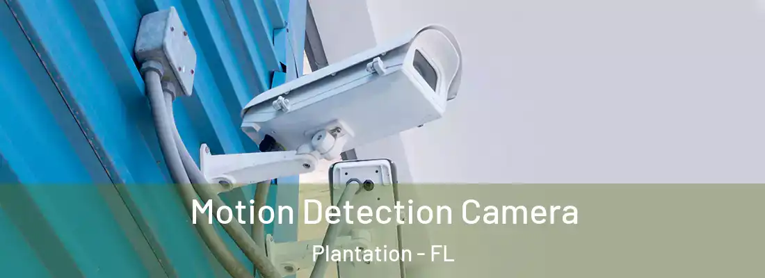 Motion Detection Camera Plantation - FL