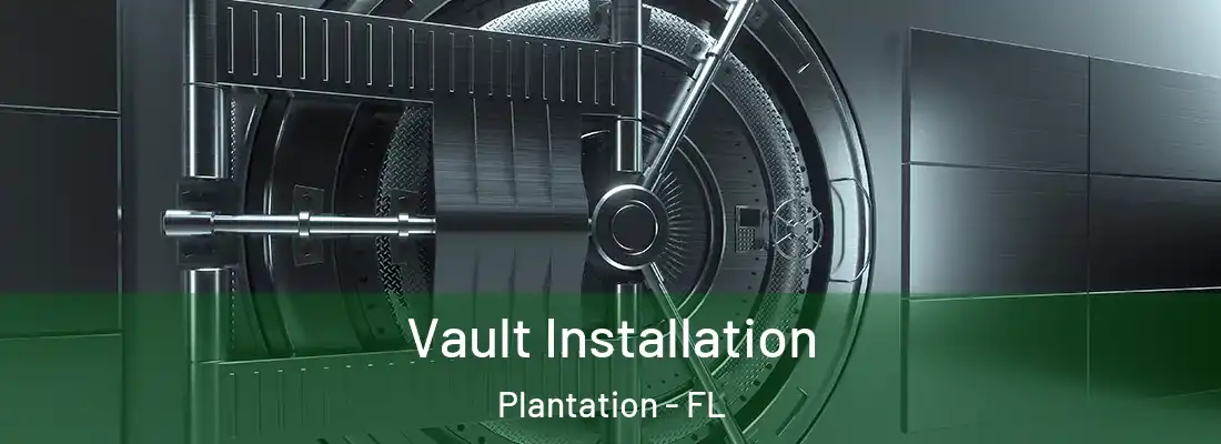 Vault Installation Plantation - FL